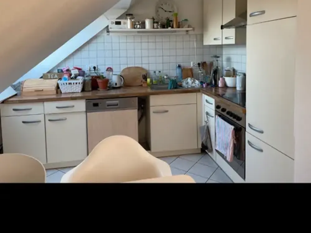 ☀️ möblierte 3-Zimmer-Dachgeschosswohnung Markkleeberg 5 min zur S-Bahn Leipzig-Zwischenmiete/WG