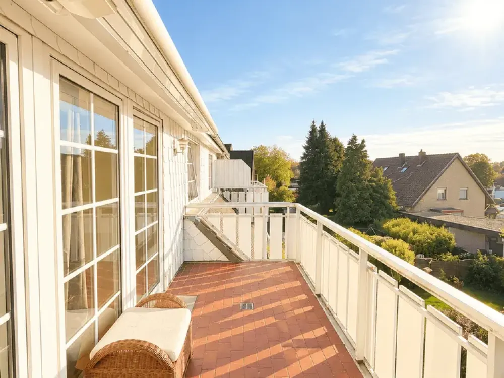 Lichtdurchflutete Maisonettewohnung mit Balkon - Exklusives Wohnen über den Dächern!