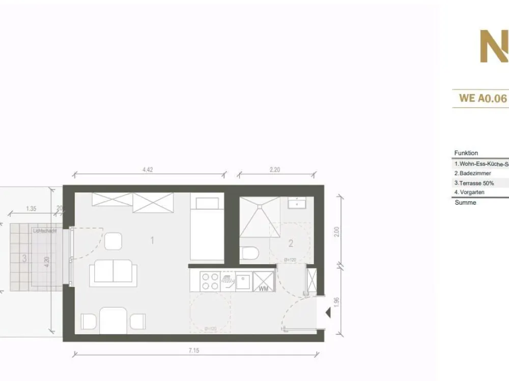 Neubau-Apartment in Mahlsdorf: Erstbezug mit Terrasse