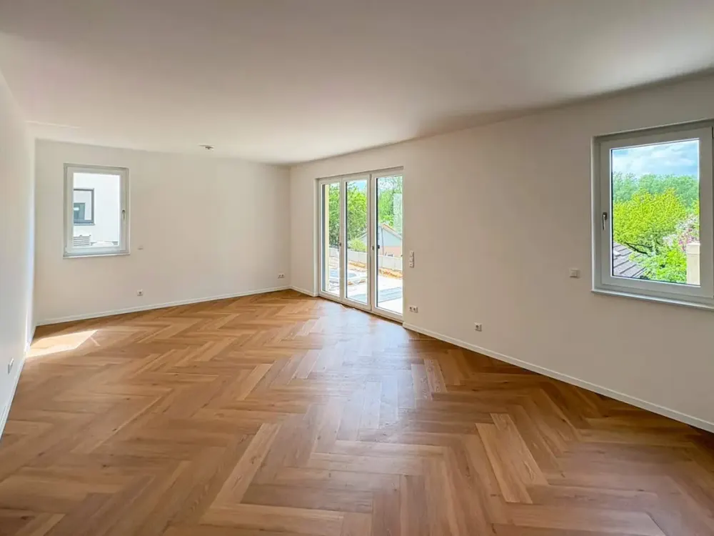 Erstbezug - Moderne 3,5-Zimmer EG-Wohnung mit Terrasse und Garten, Neubau Quartier HUGOS Mariendorf