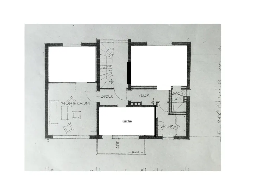 Wohnung 2. OG in gepflegtem Zweifamilienhaus, ruhige Lage