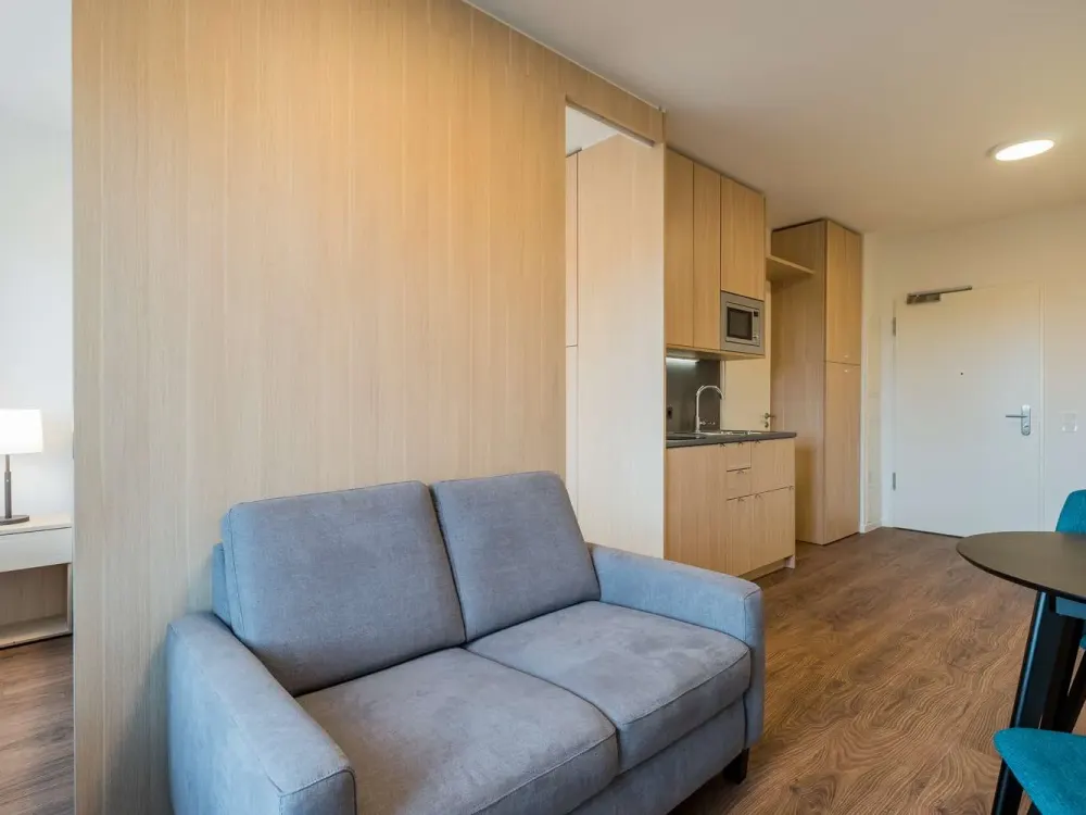 All-inklusive Miete: hochwertiges Mikro-Apartment mit Concierge nah am Hauptbahnhof