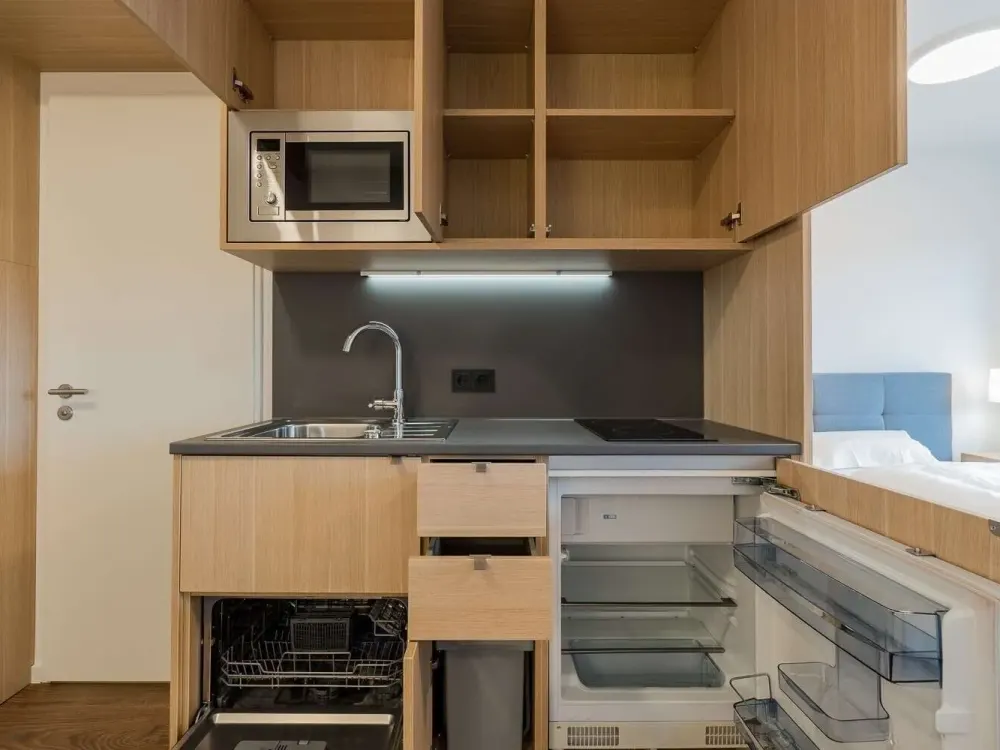 All-inklusive Miete: hochwertiges Mikro-Apartment mit Concierge nah am Hauptbahnhof