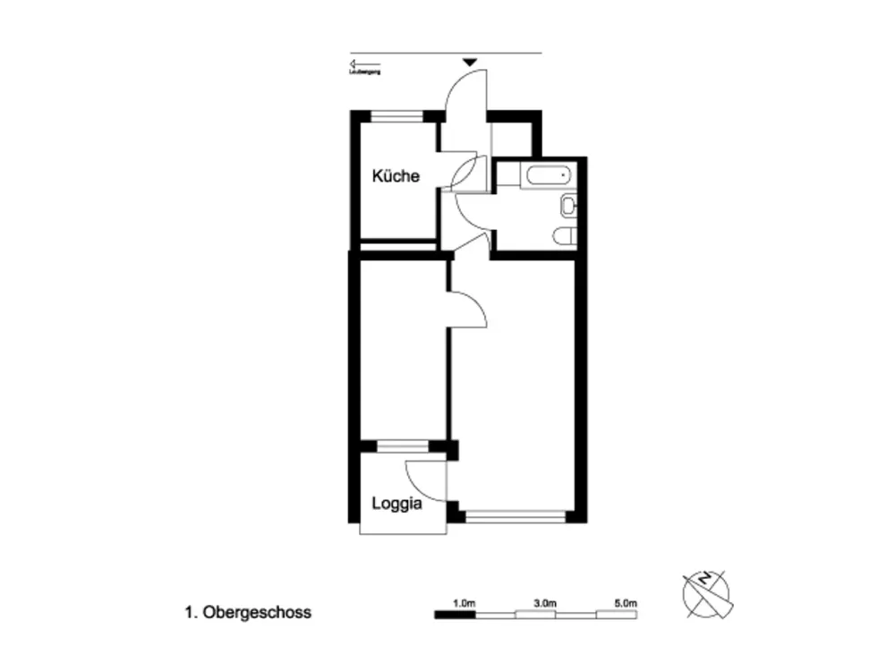 modernisierte 1,5 Zimmerwohnung in Wennigsen