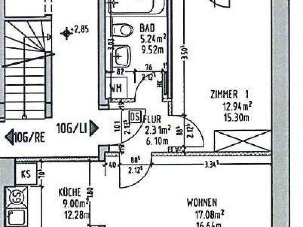 hell+schick+gemütlich: 2 Zimmer Wohnung mit Wanne/extra Küche/Balkon! #DD44