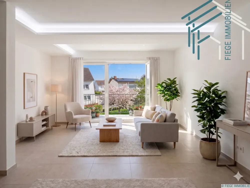 Grüne Wohnung mit Balkon! Willkommen in Ihrem energetisch sanierten Zuhause