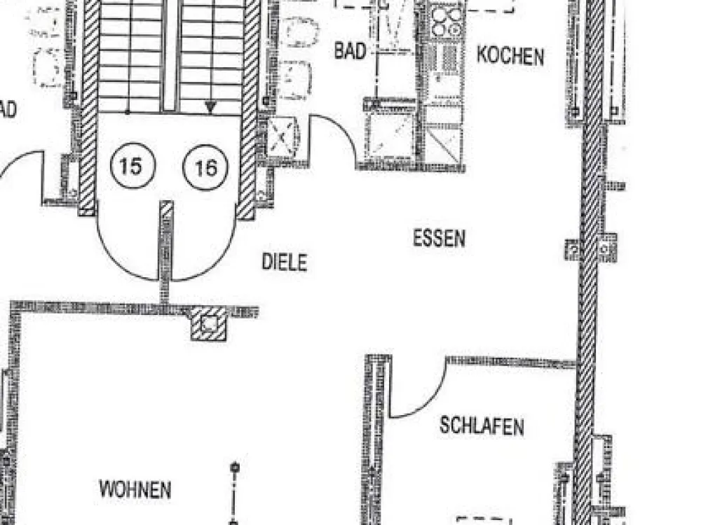 Lichtdurchflutete 2-Raum-Wohnung