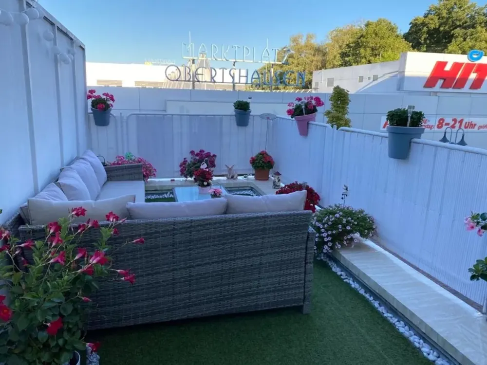 Einziehen & wohlfühlen, Stilvolle 2-Zimmer-Wohnung mit großer Terrasse in Obertshausen…