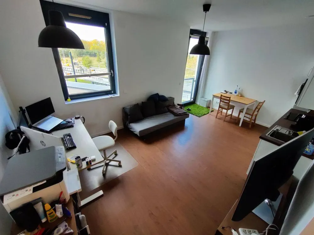 2-Zimmer-Studiowohnung mit Einbauküche