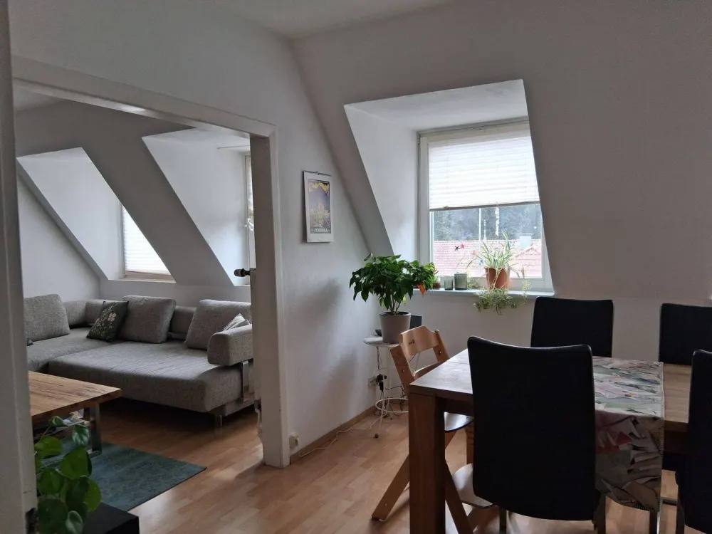 befristete Dachgeschoss Wohnung am Aasee