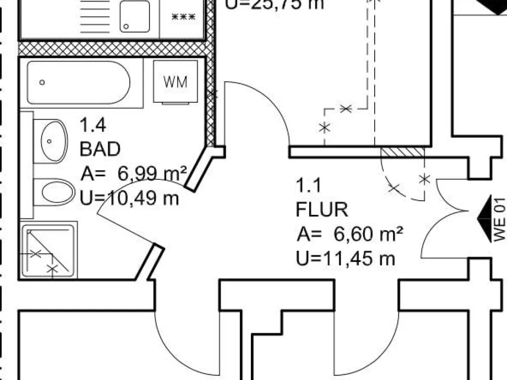 Chic Nest! + Dark Parquet + Underfloor Heating + Balcony + Bathroom with Tub & Shower + LED Lighting
