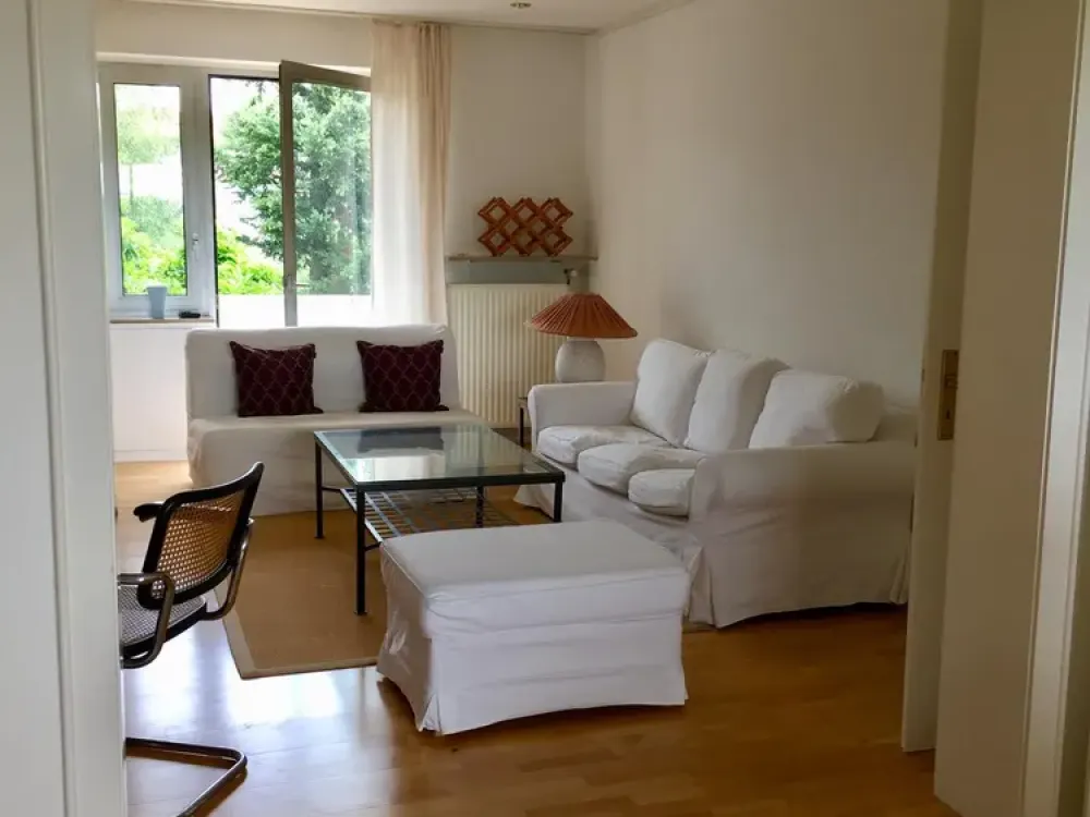 Expats ! - Oberkassel, great Rhine view, furnished 2-3 room apartment with large balcony