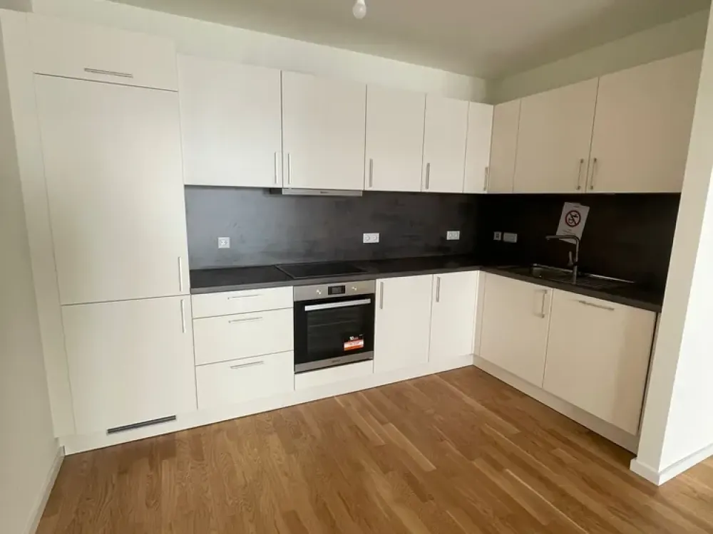 KfW 40 New-Build Apartment with Fitted Kitchen, South Balcony, Real Wood Parquet, Elevator, Underground Parking