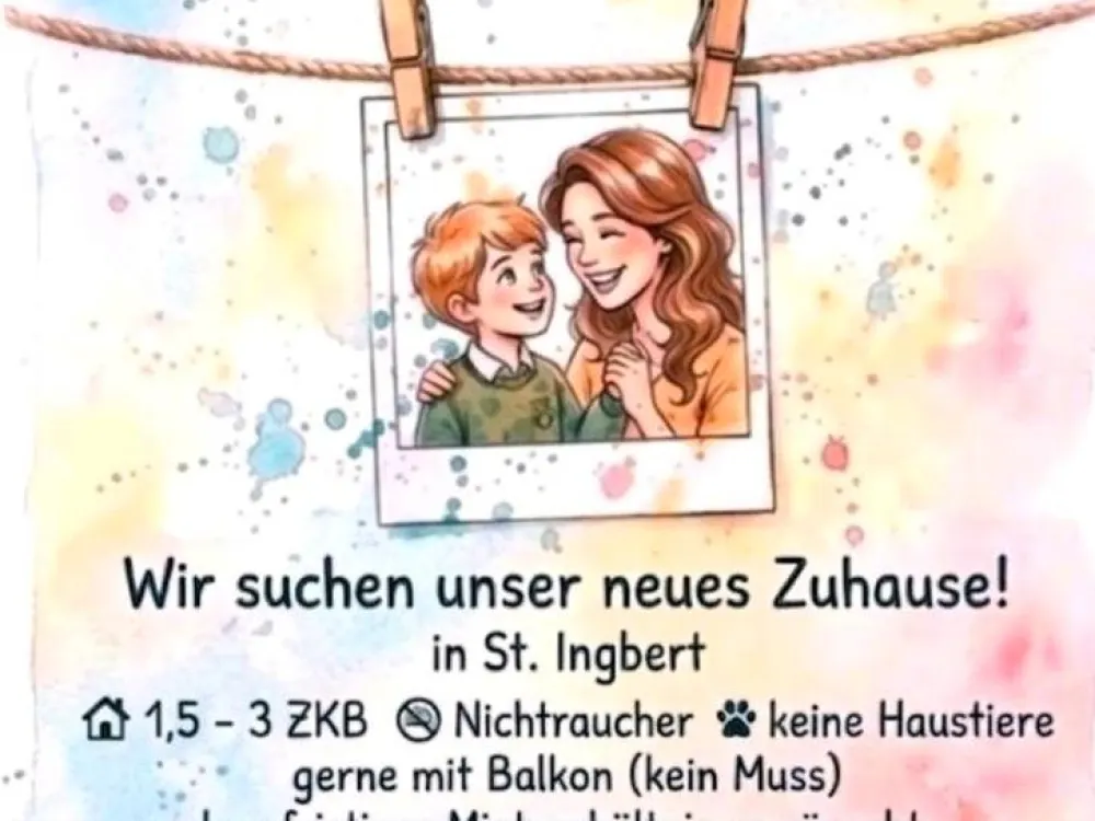 DRINGEND: Kleine Familie (Mutter & Sohn) sucht neues Zuhause