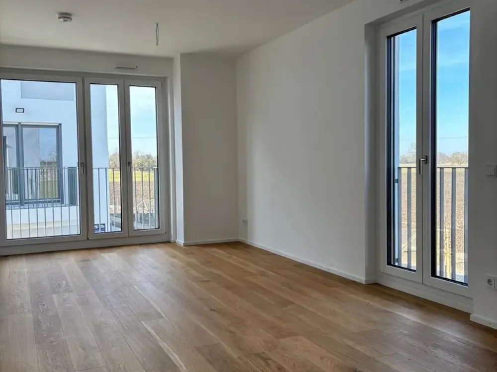 Neubau, sonnige 1,5-Zimmer-Wohnung mit gehobener Innenausstattung mit EBK in München Langwied