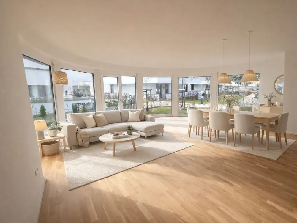 Extravagante 3-Zimmer-Wohnung mit Terrasse und Garten