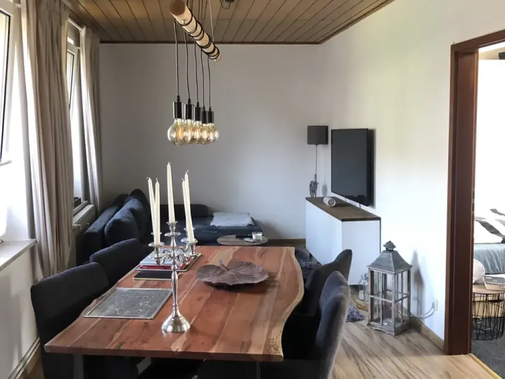 Terrassenwohnung mit zwei Zimmern