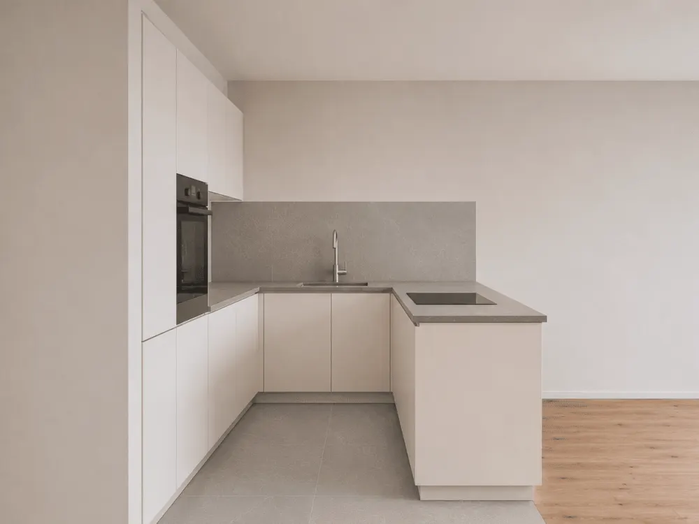 Erstbezug: Großzügige 2-Zimmer-Wohnung mit Balkon und zwei Bädern in begehrter Lage von Obermenzing