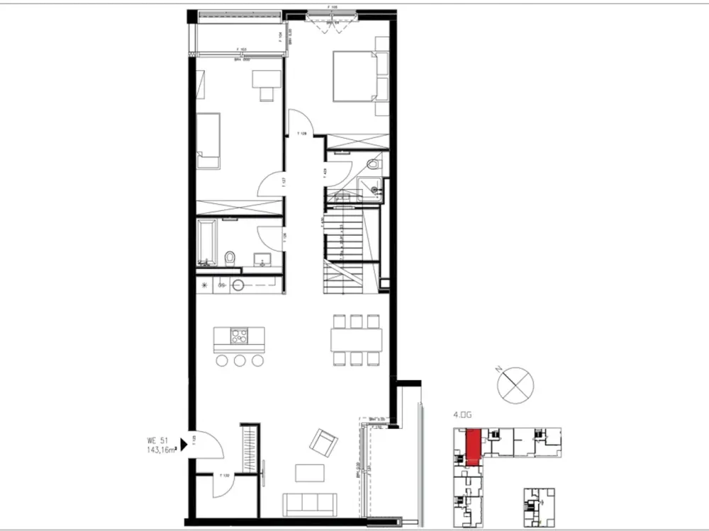 Hafen 1 - Wohntraum mit großer Dachterrasse | Blick auf den Kanal | 2 Bäder | Aufzug | Stellplatz