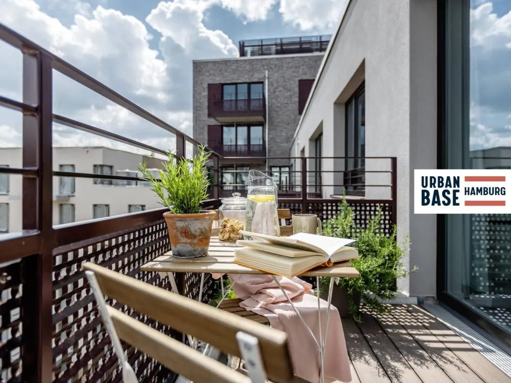 Willkommen am Puls der Hansestadt: Vollmöbliertes 2-Zimmer-Apartment mit EBK, BALKON, ALL-IN-MIETE, UVM.