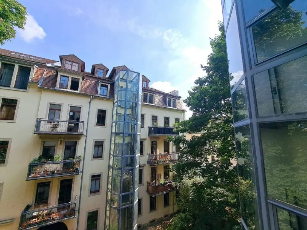 Singelwohnung mit Balkon