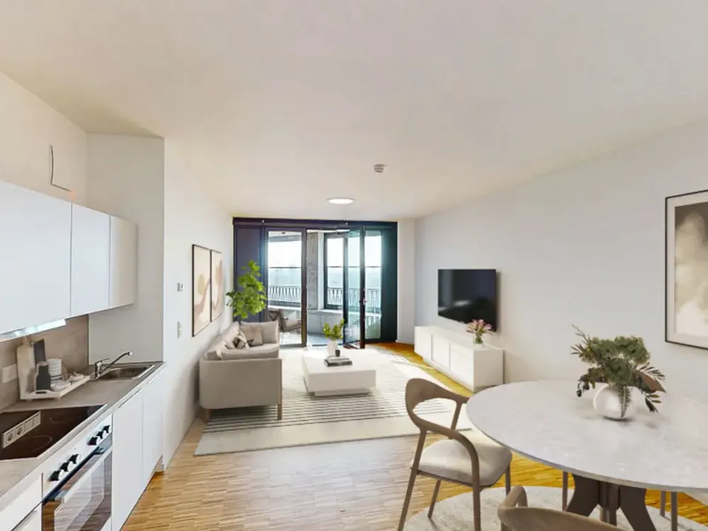 SPRING TOWER: Exclusive 3-Room Penthouse with Two Loggias and Luxury Feeling