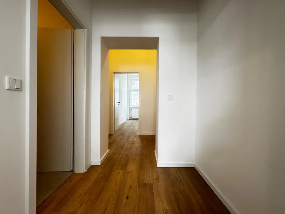 Effiziente Wohnung mit Wohnküche und zwei Schlafzimmer