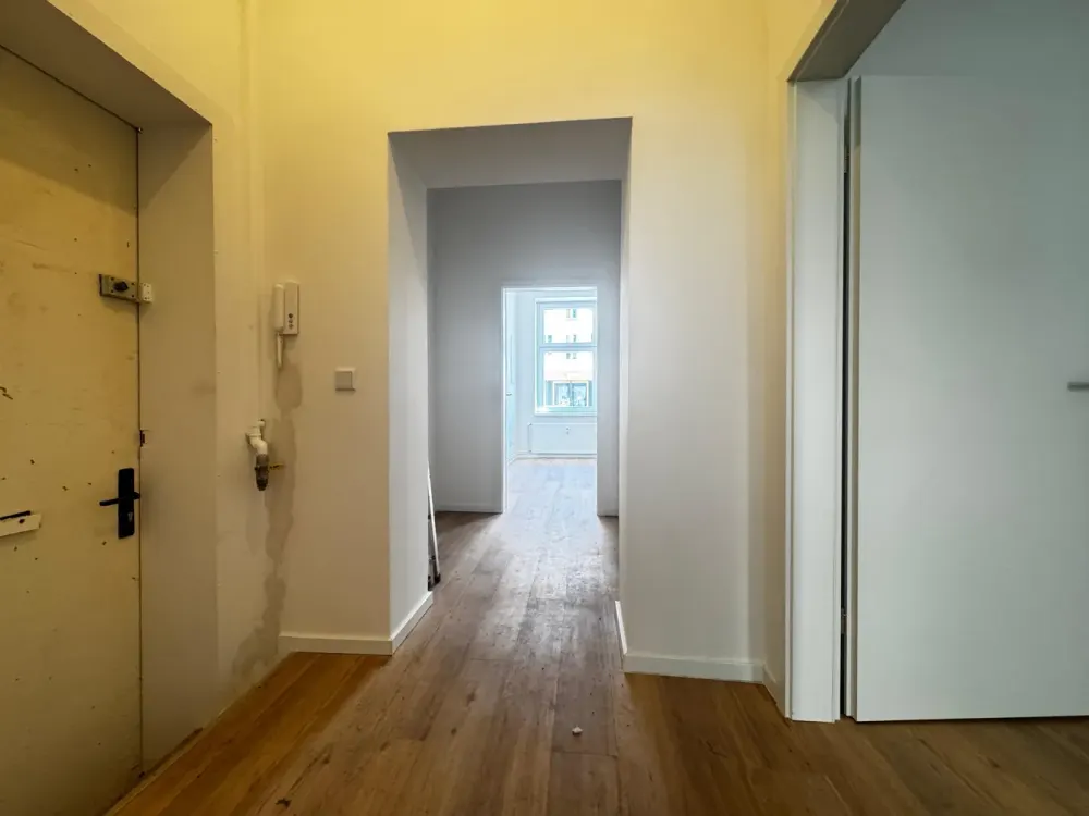Effiziente Wohnung mit Wohnküche und zwei Schlafzimmer