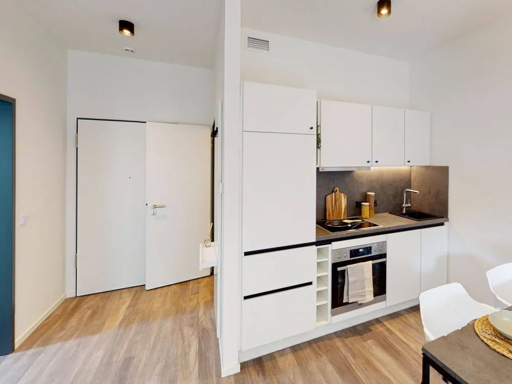 Möblierte 1,5 Zimmer im 7.OG!