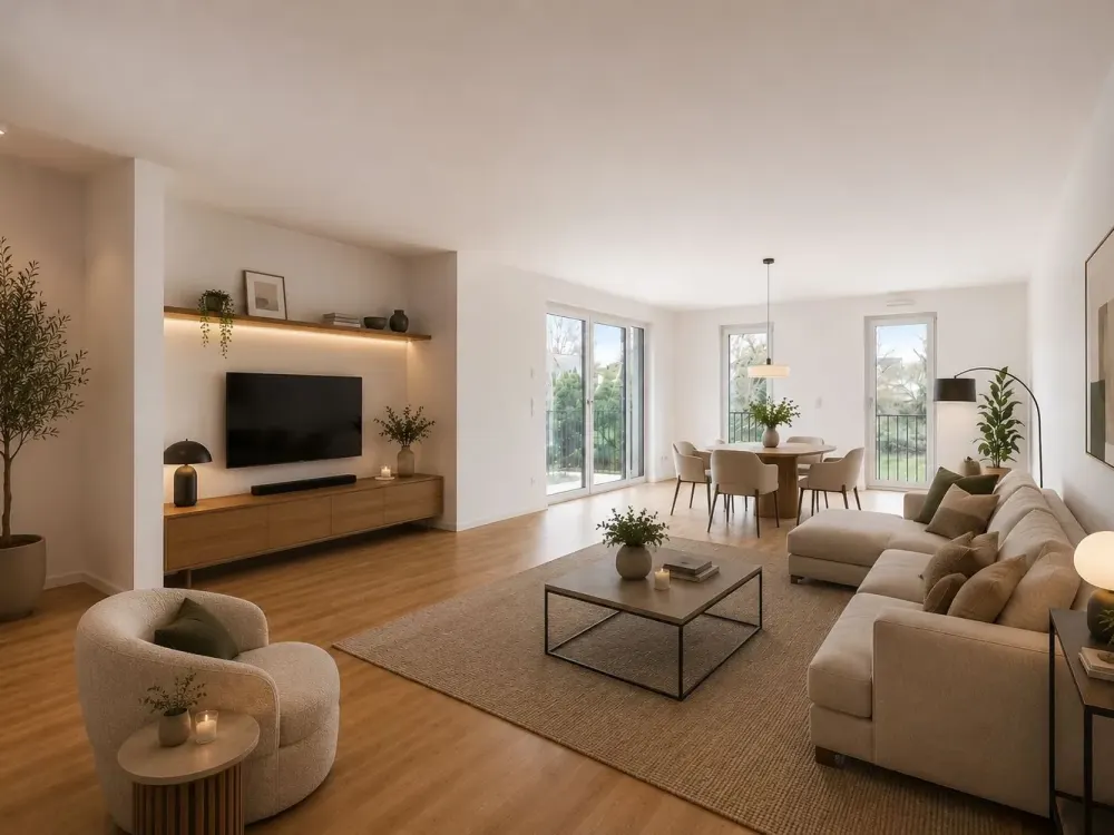 Large Terrace & Lots of Comfort: 3-Room Ground Floor Apartment with Fitted Kitchen in Dortmund!
