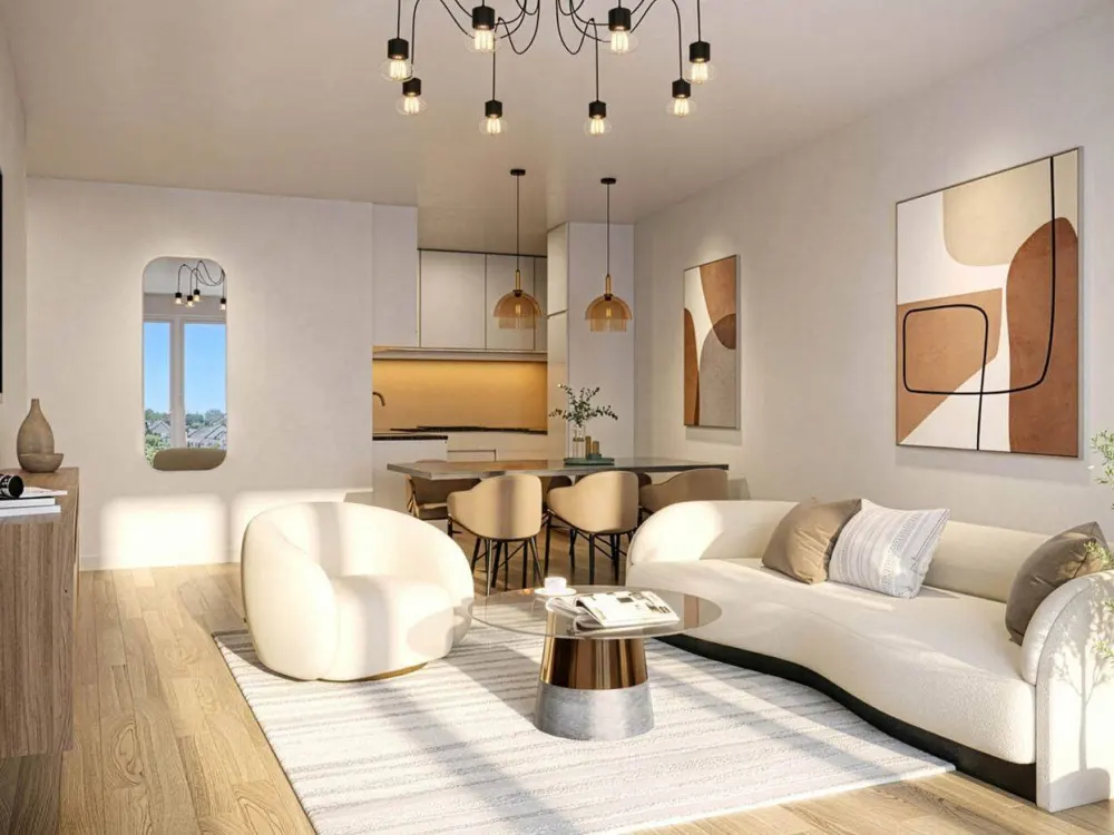 BLOSSOM - moderner, stadtnaher Neubau, 3-Zimmer-Wohnung mit Balkon