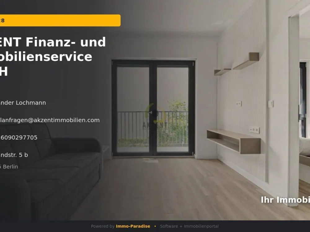 Erstbezug - Stilvolle 1,5-Zimmer-Neubauwohnung mit Balkon, EBK & Möblierung - Direkt am S-Bahnhof