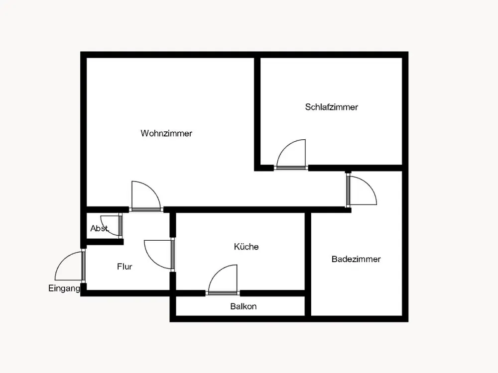 Wohnung in zentraler Lage mit neuem Bad