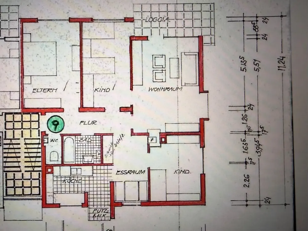 4,5 Zimmer Wohnung zur Vermietung