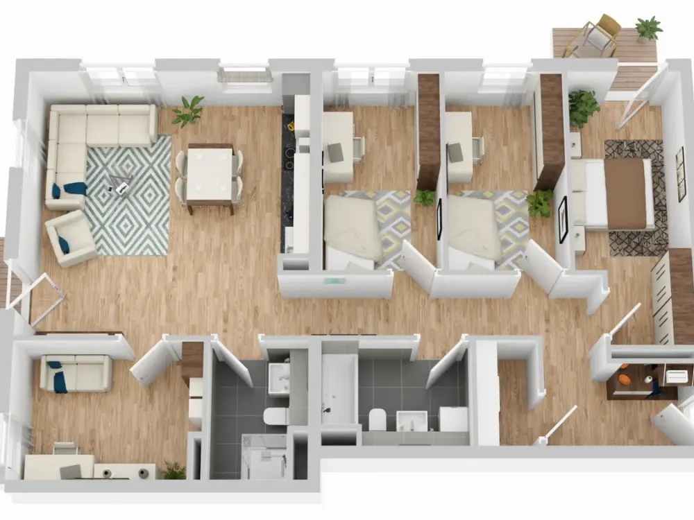 Willkommen in der Huronseestraße, 5 Zimmer Wohnung!