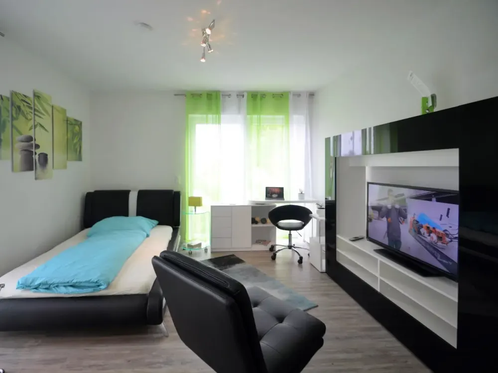 1-Zimmer-Apartment, komfortabel möbliert & ausgestattet, zentral in Raunheim