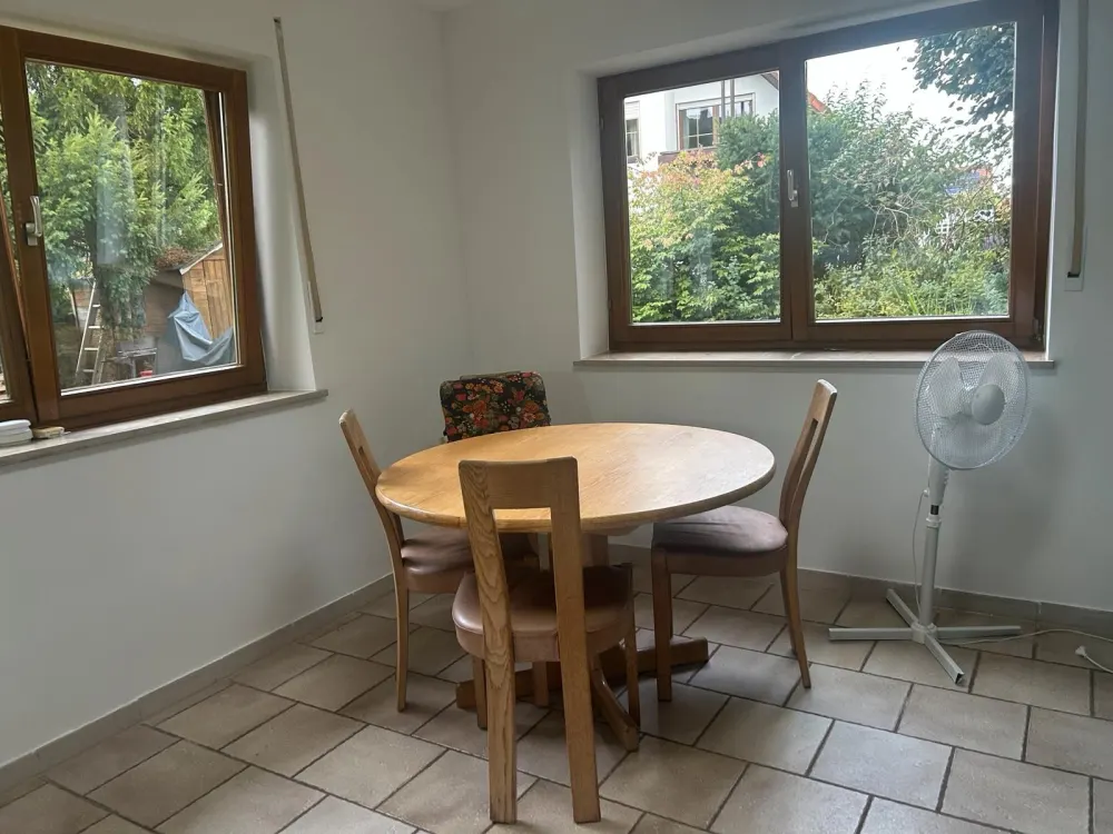 1-Zi-Appartement in Dormitz; 7 km von Erlangen entfernt. 22 m2.
