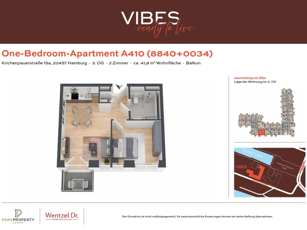 Designwohnung mit Panorama auf die Elbe - Wentzel Dr.