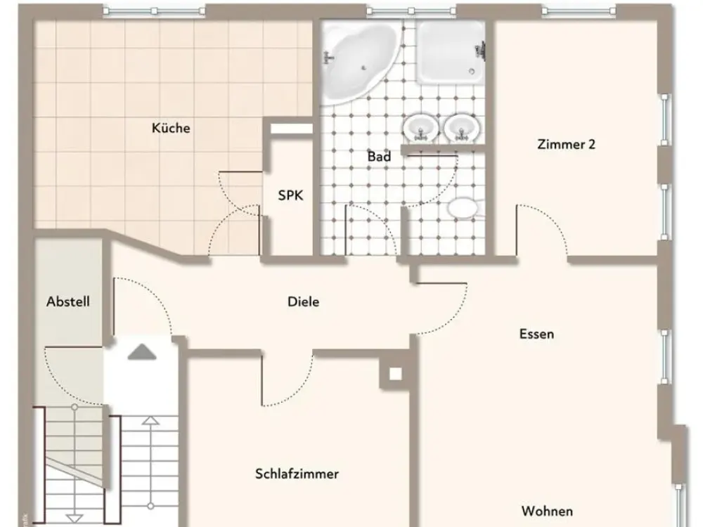Seltene Gelegenheit! Ideale 3 Zimmer-Wohnung mit tollem Flair im Fachwerkhaus!