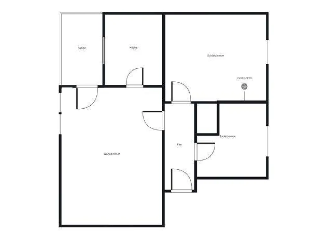 2-room apartment approx. 54.70 m² with balcony - available soon