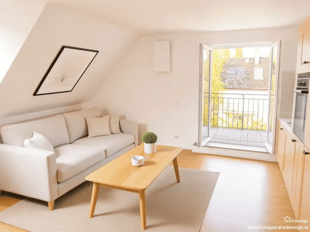 Neuwertige 3-Zimmer-Dachgeschosswohnung mit 2 Schlafzimmern, Balkon und Aufzug