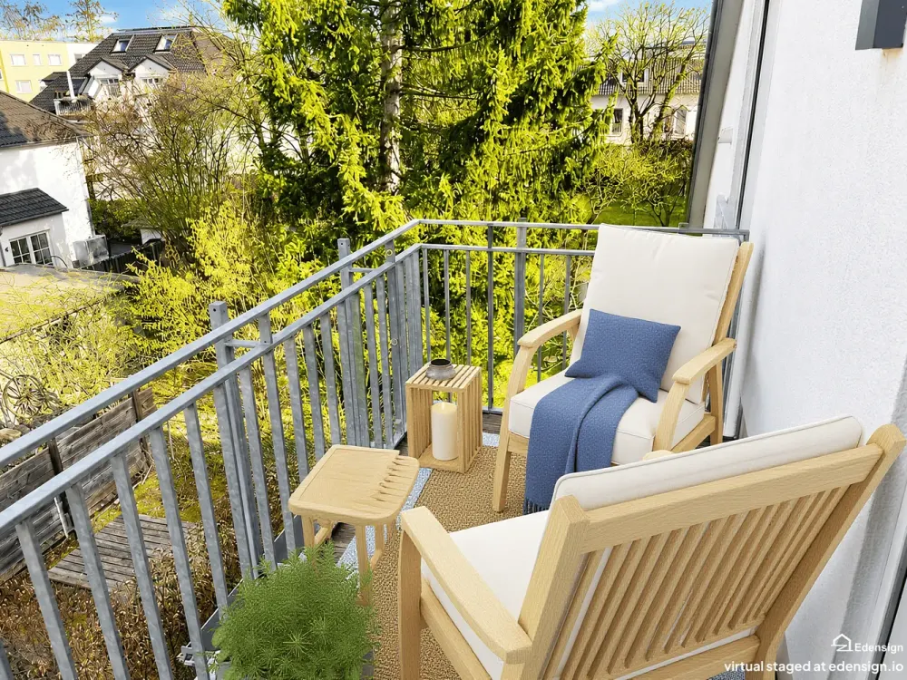 Neuwertige 3-Zimmer-Dachgeschosswohnung mit 2 Schlafzimmern, Balkon und Aufzug
