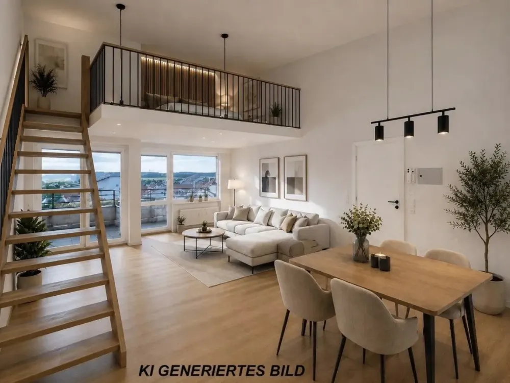 Penthouse-Wohnung in Hemmingen - Erstbezug nach hochwertiger Renovierung