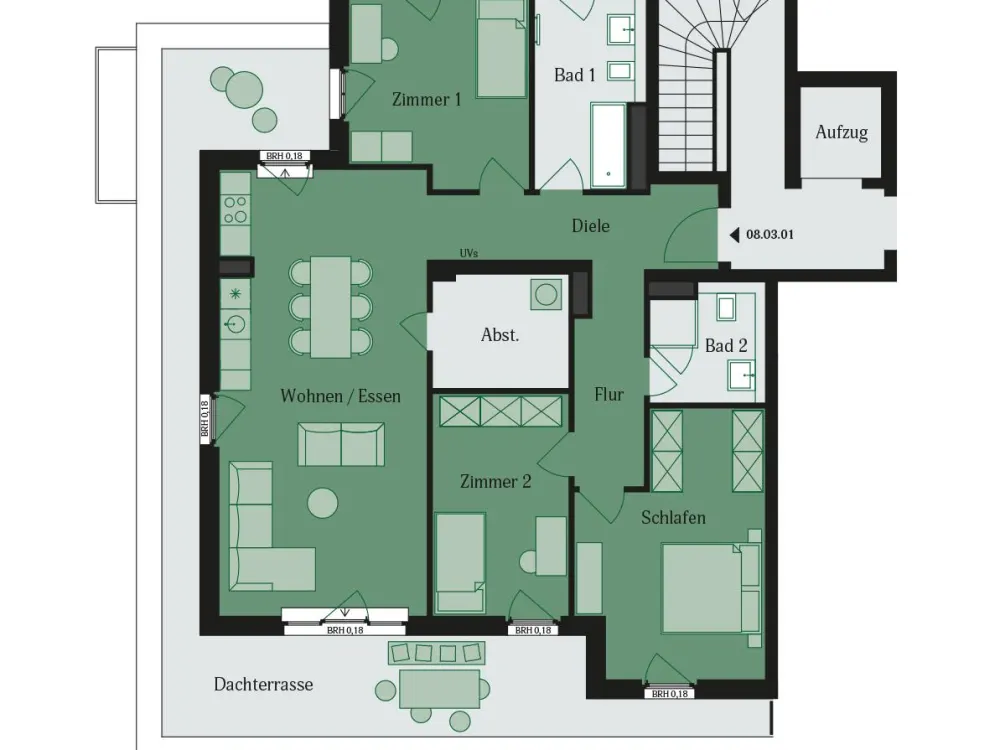 Ein Penthouse, das zum Träumen einlädt!