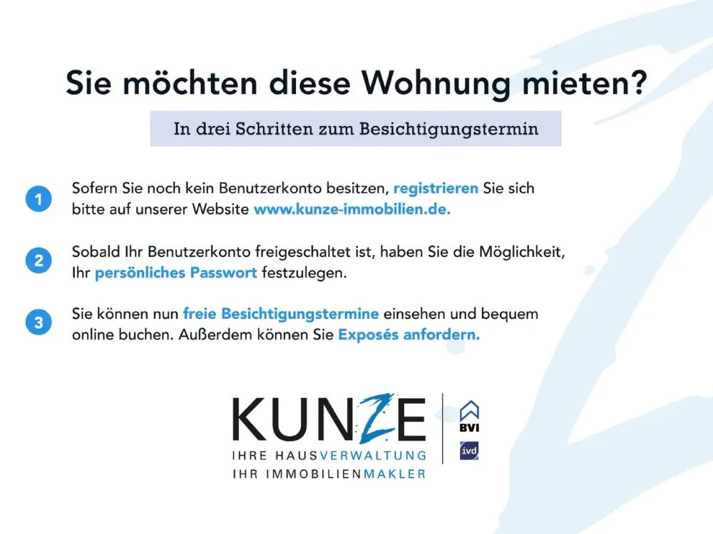 KUNZE: 2-Room Apartment in Linden with Built-in Kitchen!