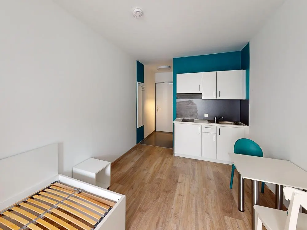 Studenten aufgepasst! Möbliertes 1-Zimmer-Apartment mit Einbauküche und Loggia