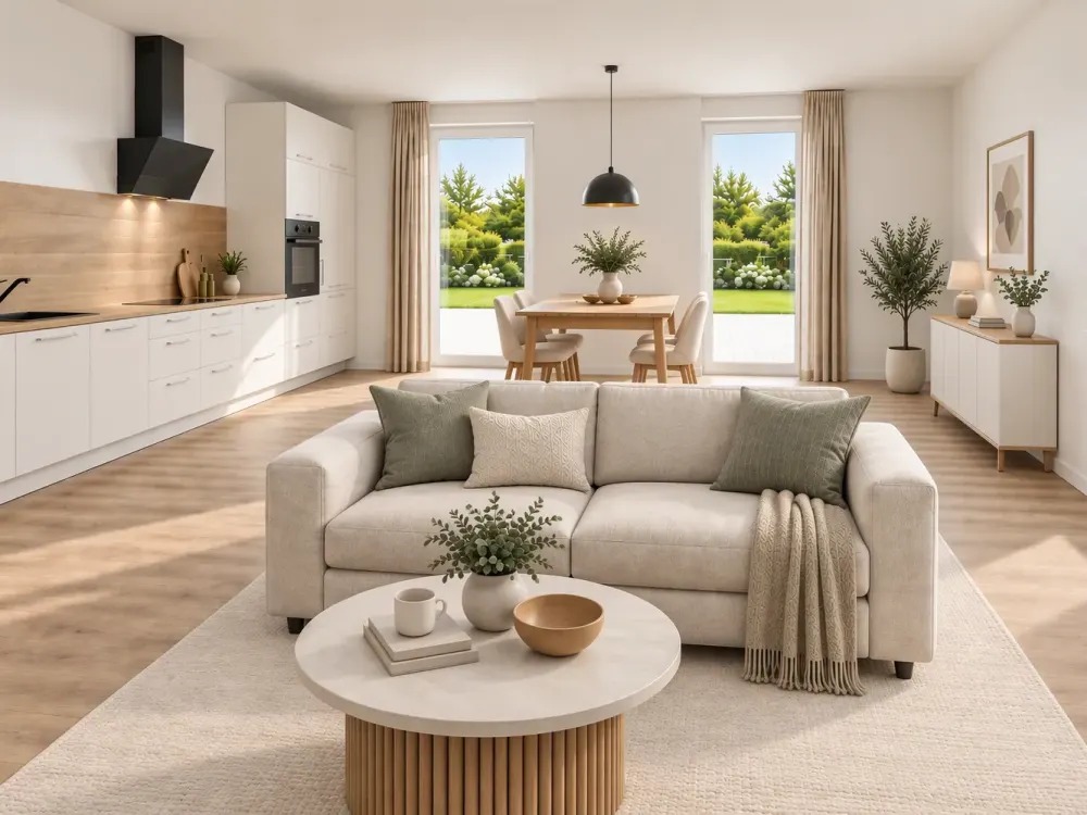 Moderne 2-Zimmer-EG-Wohnung mit Terrasse, Garten & Einbauküche