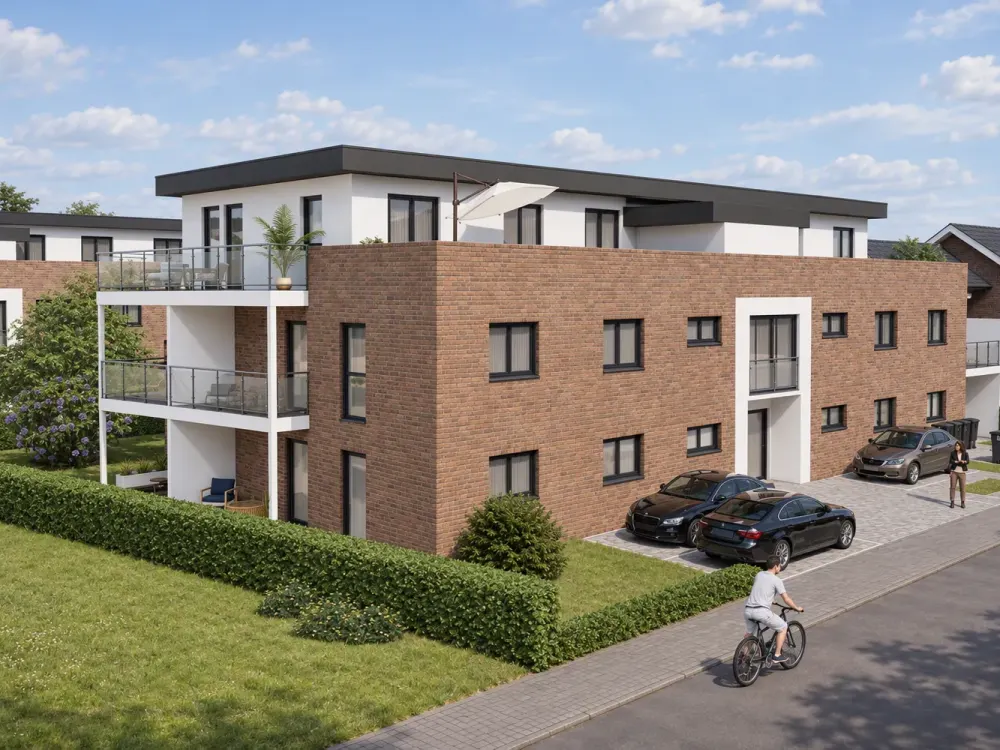 Moderne 2-Zimmer-EG-Wohnung mit Terrasse, Garten & Einbauküche