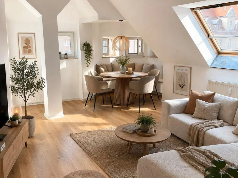 Charmante 2,5-Zimmer-Dachgeschosswohnung mit hochwertiger Ausstat