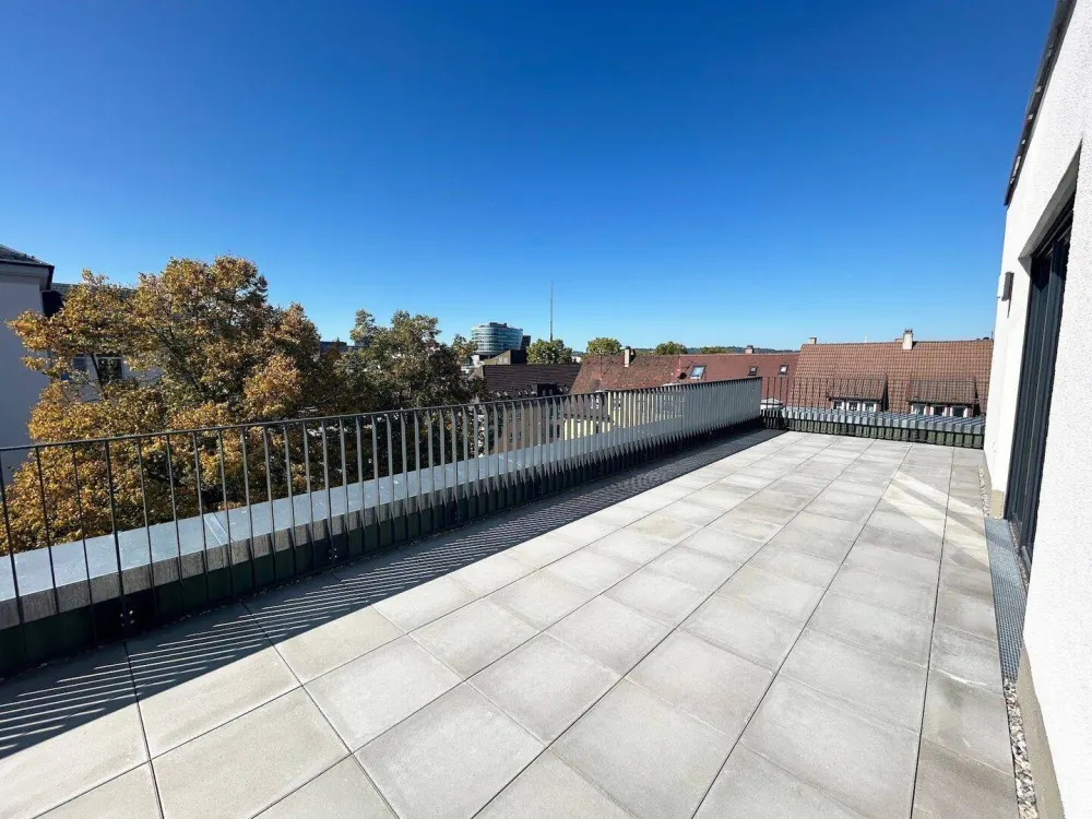 2 Monate mietfrei! Neubaukomfort + Dachterrasse + viel Platz + Einbauküche + 2 Bäder + Abstellraum